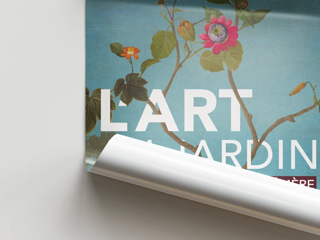 L'Art au Jardin - Affiche d'événement dans le Lot